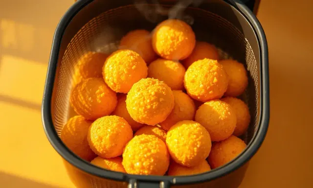 Bolinha de Queijo na Air Fryer: Receita Crocante, Fácil e Sem Óleo