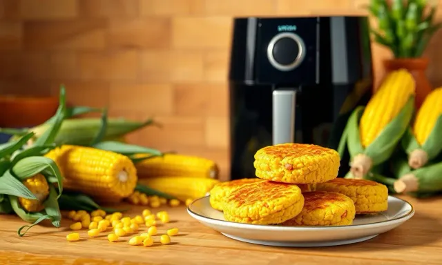 Bolinho de Milho na Air Fryer: Receita Crocante, Fácil e Sem Fritura