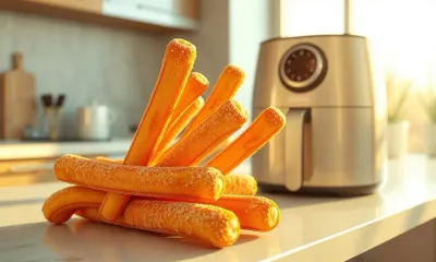 Churros de Pão de Forma na Airfryer: A Receita Mais Rápida e Crocante do Mundo (Sem Fritura!)