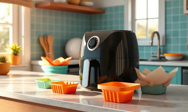Cozinhar na airfryer com forma de papel ou silicone: entenda se vale a pena e qual a melhor