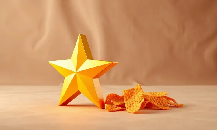Ilustração artística em 3D simbolizando alimentos crocantes e dicas de ouro para receitas na air fryer.