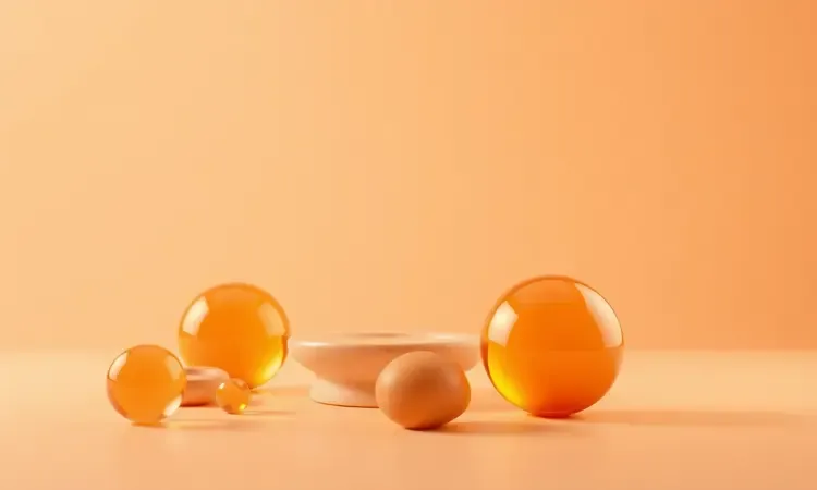 Composição abstrata 3D em tons de âmbar e laranja simbolizando o cuidado e manutenção correta do aparelho.