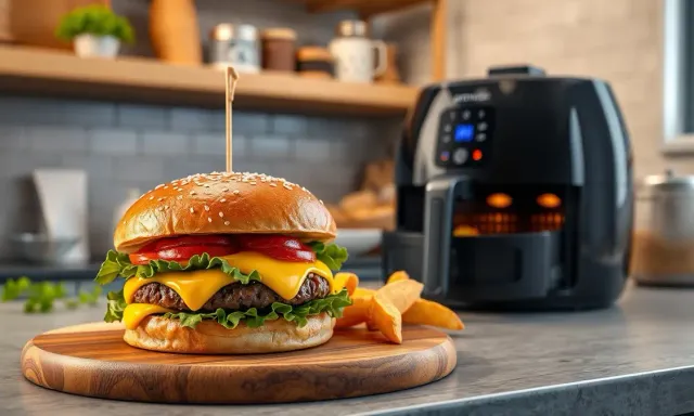 Hambúrguer na Air Fryer: O Guia Completo para um Lanche Suculento e Profissional