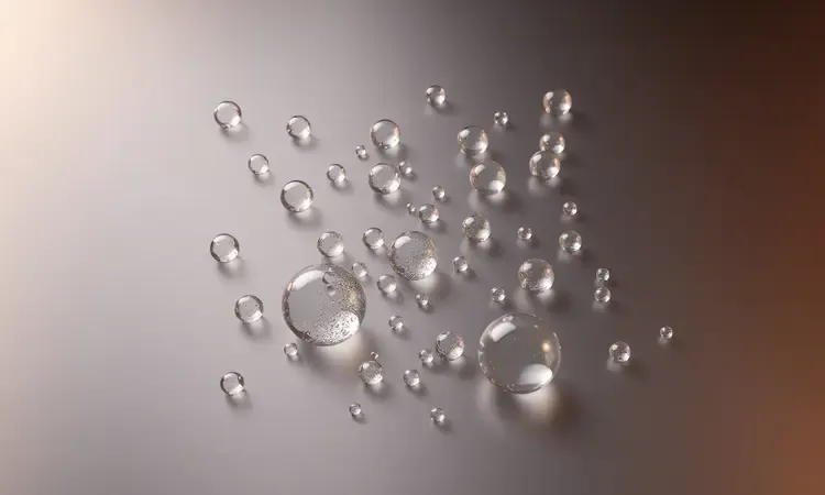 Visualização conceitual 3D de limpeza e manutenção de superfícies antiaderentes com água e sabão.