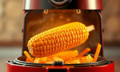 Milho na Airfryer: 3 Formas de Fazer (Cozido, Assado e Crocante)