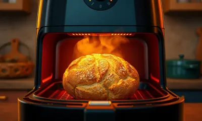 Pão Dormido na Airfryer: O Truque Infalível para Deixá-lo Fresquinho e Crocante