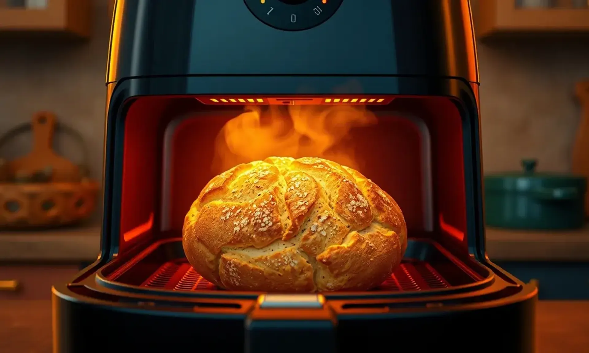Pão Dormido na Airfryer: O Truque Infalível para Deixá-lo Fresquinho e Crocante