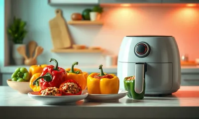 Pimentão Recheado na Air Fryer: A Receita Definitiva para Ficar Suculento e Irresistível