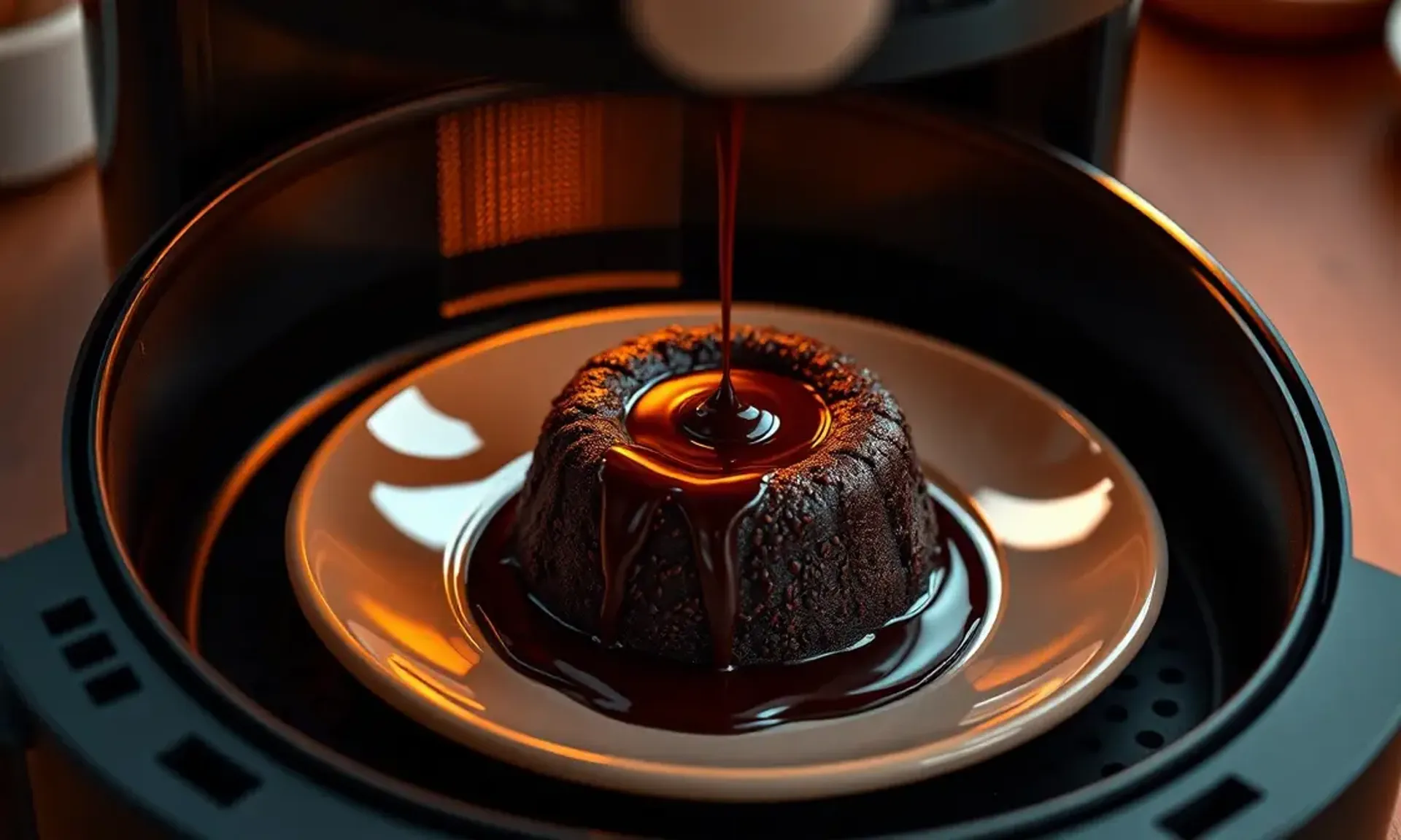 Petit Gâteau na Air Fryer: A Receita Perfeita (e Pronta em 10 Minutos!)