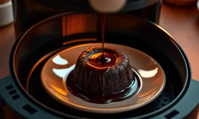Petit Gâteau na Air Fryer: A Receita Perfeita (e Pronta em 10 Minutos!)