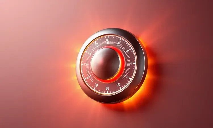 Conceito visual de controle de temperatura e precisão no tempo de cozimento na air fryer.
